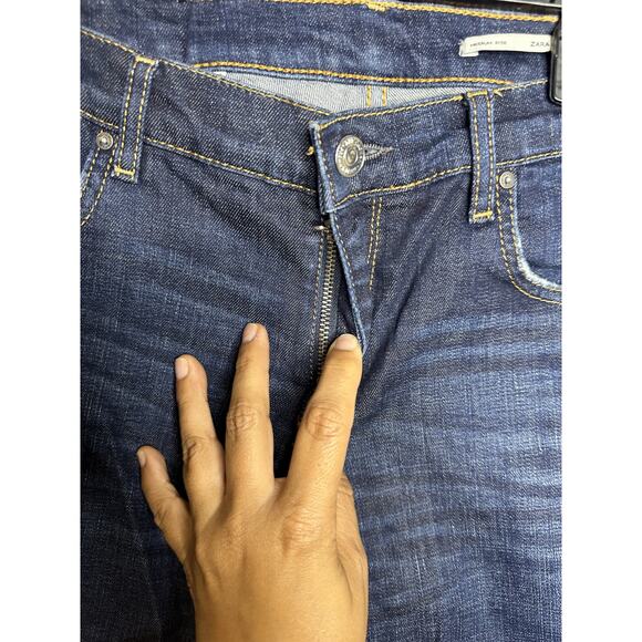 Zara Woman Medium Rise Relaxed Fit Denim Jeans Women's Size US 4 - Picture 5 of 9